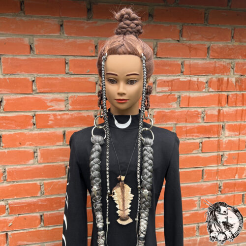 NEW! Braided Crowns and Clip-In Braids (with carabiners/rings) - hottest trend! In Stock & Custom-Made