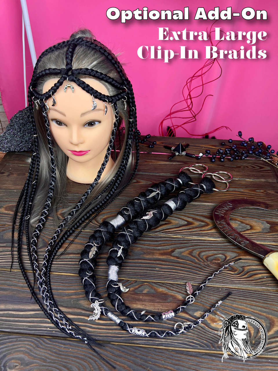 Braided Crown PRE-SALE ✨NEW Hair Accessory – Custom Fantasy, Boho, Beach, Festival, Viking & Witchy Styles - Image 6
