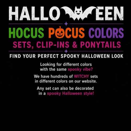 Halloween! Some sets are ready to ship. The rest have a 2-week handmade production time (plus shipping time).